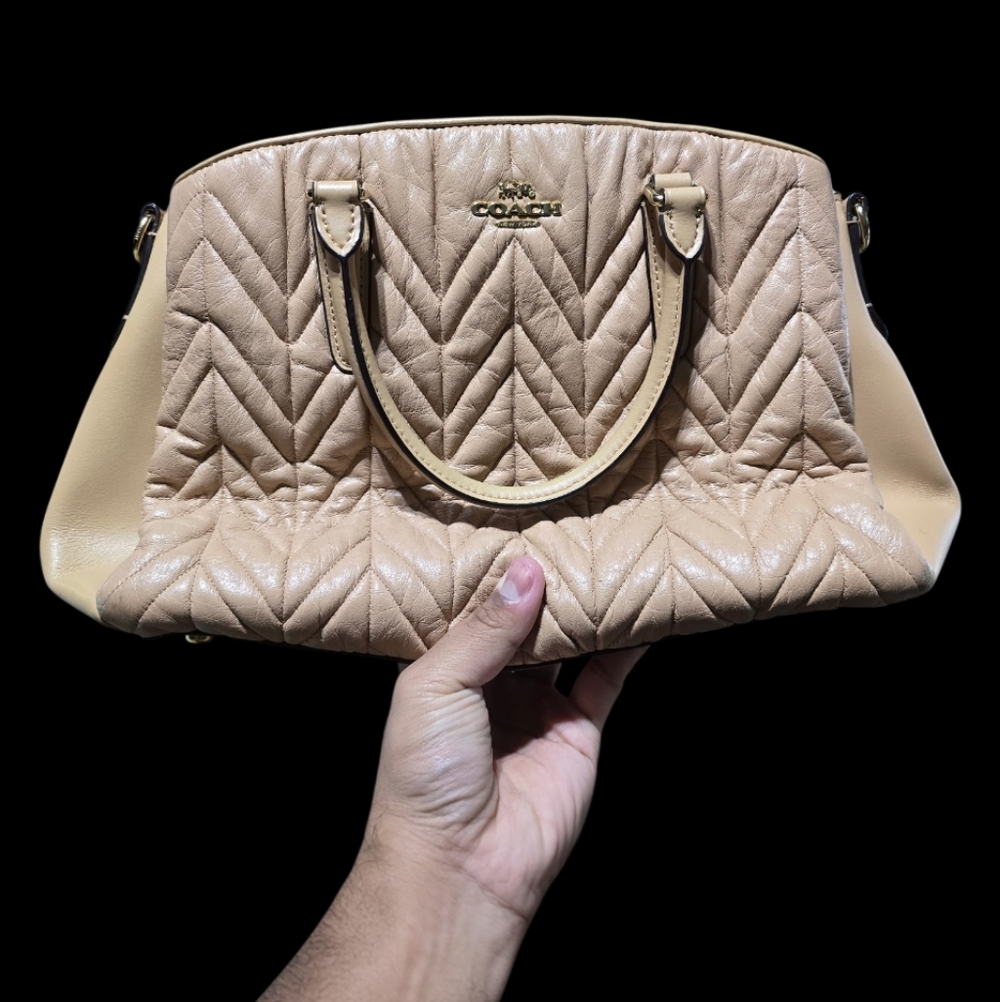 Coach Sage Quilted Carryall
